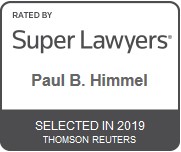 Philadelphia Injury Lawyers congratulate Paul B. Himmel on being selected as a 2019 Super Lawyer. 