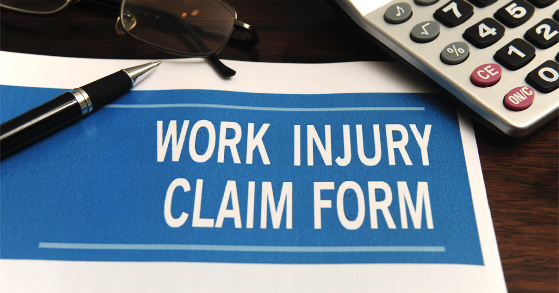 work injury claim form