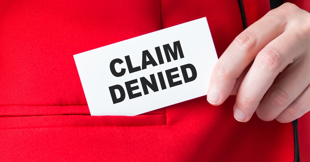 denied claim